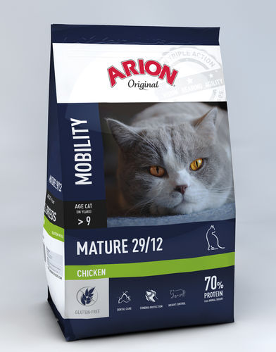 Mature Mobility 2kg Arion Original Cat - Kissan kuivaruoat ikääntyville kissoille - 002534 - 1