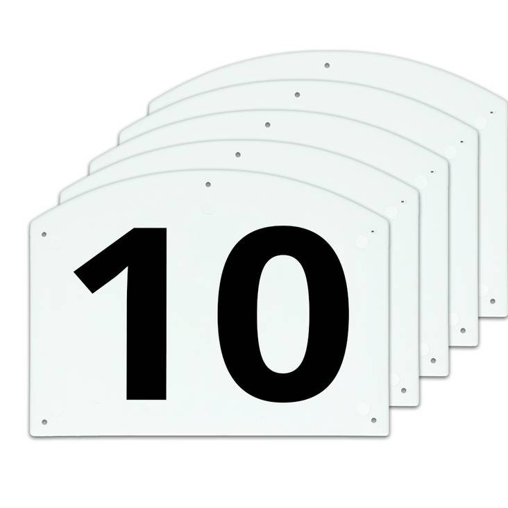 Estenumerot 27x20cm 10-15 V-Plast - Varusteet kentälle, ja maneesiin - 035394 - 1