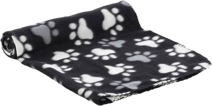 Fleecehuopa Esma musta tassuilla Flamingo - Koiran alustat ja matot - 035534 - 1