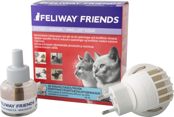 Friends feromonihaihdutin ja -liuos 48ml Feliway - Kissan feromonit ja rauhoittavat - 031234 - 1
