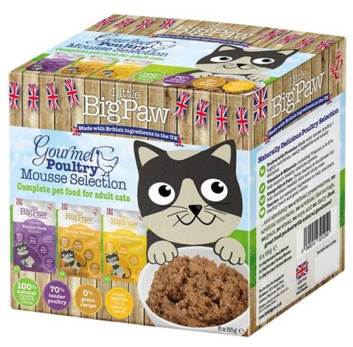 Gourmet Poultry Mousse 6x85g LBP Cat - Aikuisten kissojen säilykkeet - 039014 - 2