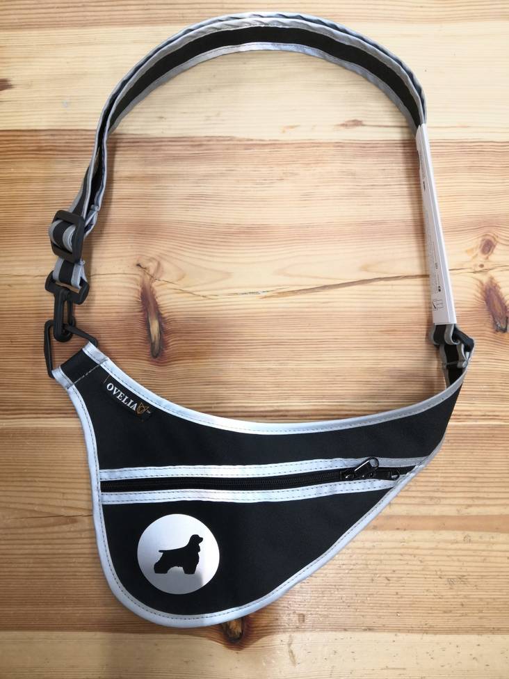 Heijastinolkavyö Ovelia PLUS cockerspanieli-siluetti Tikkerperi - Eläinihmisen heijastimet ja turvavalot - 027474 - 1