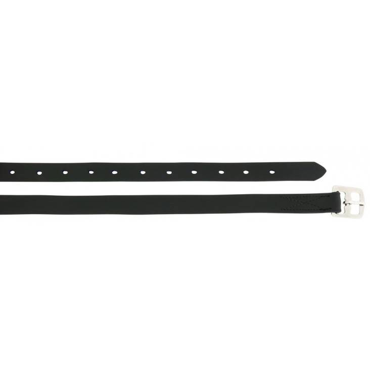 Jalustinhihnat synteettistä nahkaa Rexine Evol musta/sininen Norton - Jalustimet ja -jalustinhihnat - 025374 - 1