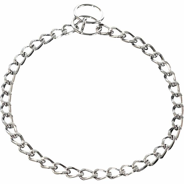 Ketjupanta lyhyt lenkki kromi 70cm/3mm HS Sprenger - Koiran ketjupannat - 039244 - 1