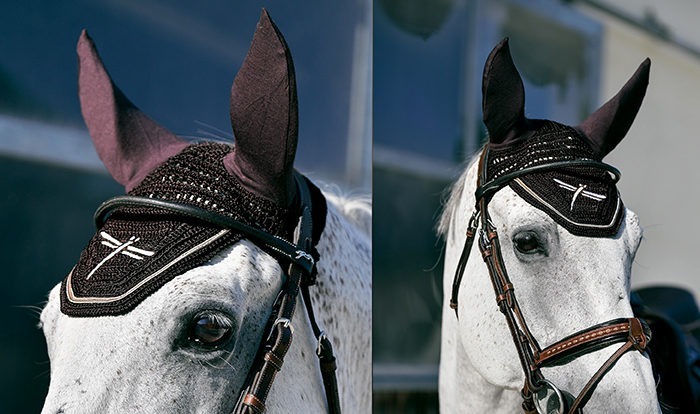 Korvahuppu FULL ruskea/beige Freejump - Ratsuhevosen huput ja korvapallot - 026684 - 1