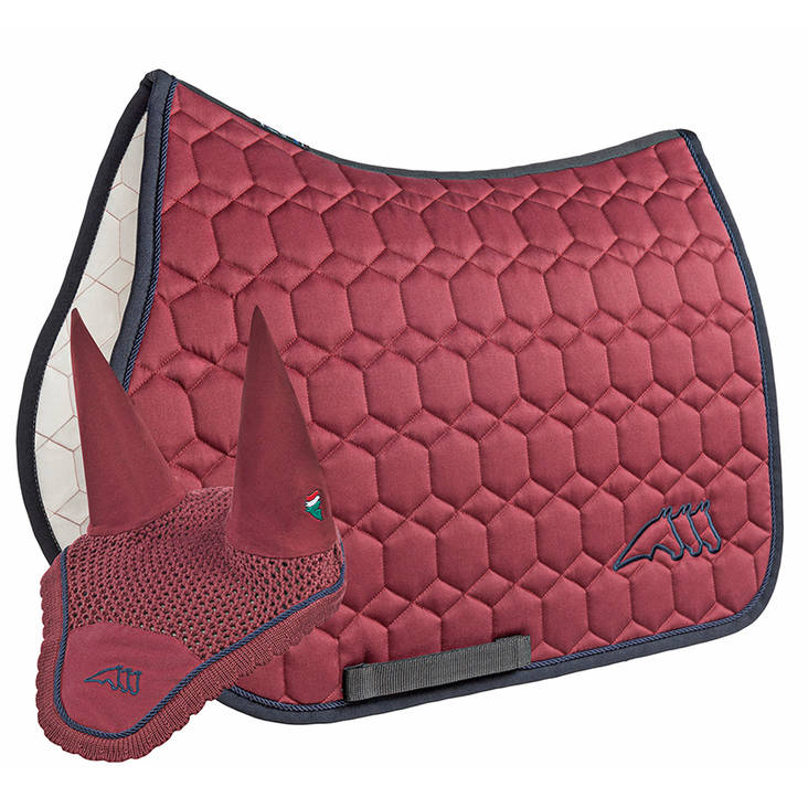 Korvahuppu burgundi-musta Full Equiline - Ratsuhevosen huput ja korvapallot - 035624 - 1