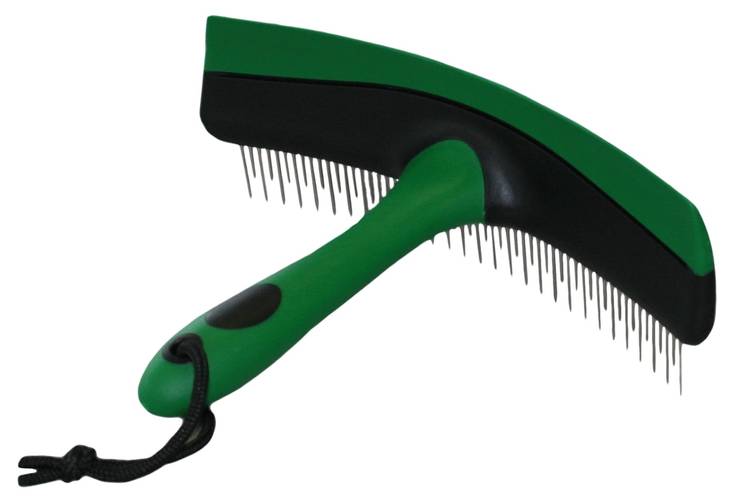 Kuivauslasta + kampa 26cm vihreä Holland Animal Care Excellent - Hevosen kuivausviilat ja kuivaimet - 024464 - 1