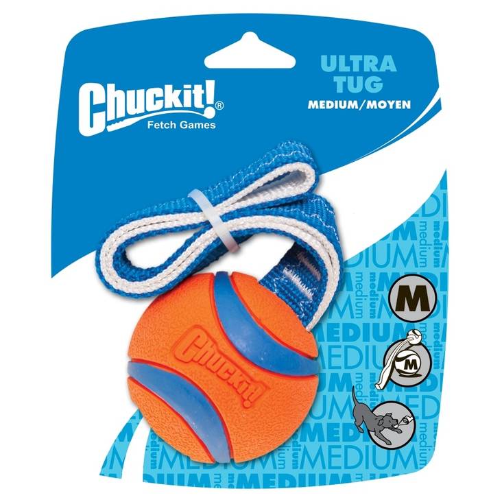 Kumipallo Ultra Tug M 6cm Chuckit - Koiran pallot ja heittolelut - 030054 - 1