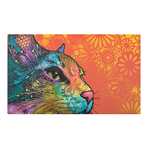 Kupinalusta Smudge 30x51cm Drymate - Kissan ruokinta-alustat - 024594 - 1