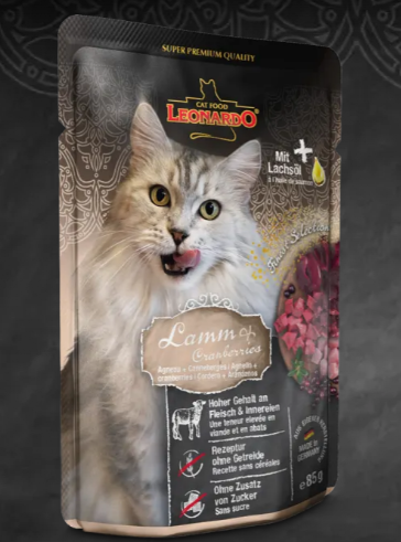 Lammas Karpalo 85g Leonardo - Aikuisten kissojen säilykkeet - 013954 - 1