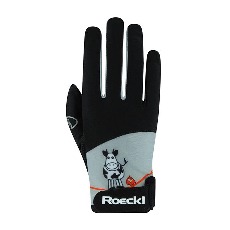 Lasten ratsastushanska Kansas musta Roeckl - Ratsastushanskat - 029044 - 1