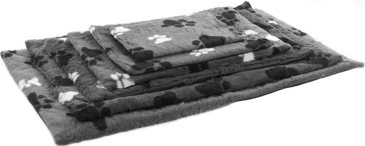 Makuualusta Teddy harmaa tassut Flamingo - Koiran alustat ja matot - 035514 - 1