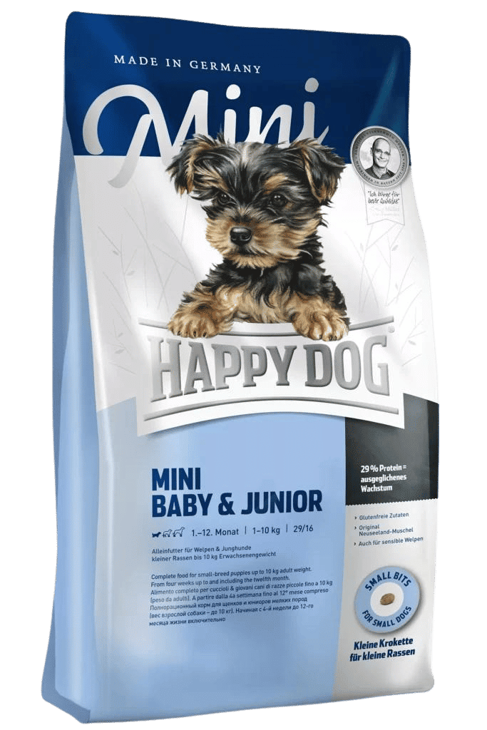 Mini Baby & Junior Happy Dog - Kuivaruoat pennuille ja kasvatukseen - 017664 - 3