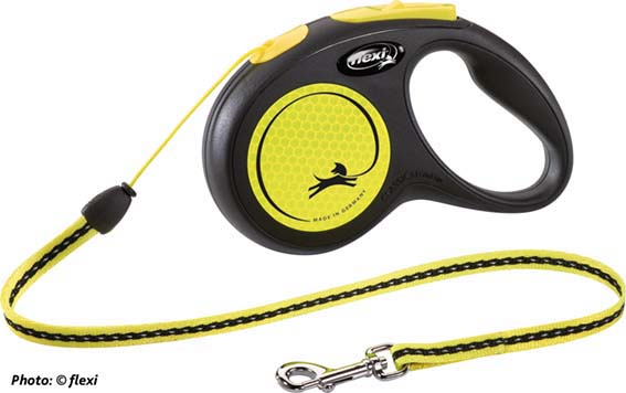 NEON XS 3m max 8kg nyöri keltainen Flexi - Koiran kelataluttimet - 004574 - 2