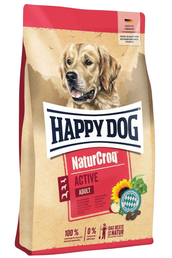 NaturCroq Active 15kg Happy Dog - Koiran kuivaruoat aikuisille koirille - 017774 - 2