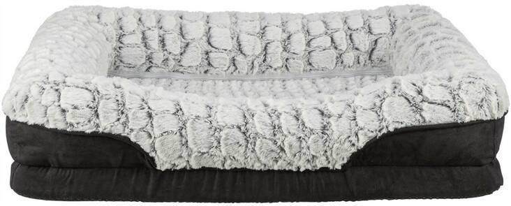 Ortopedinen peti Vital Lino musta-harmaa Trixie - Koiran reunalliset pedit - 039474 - 1