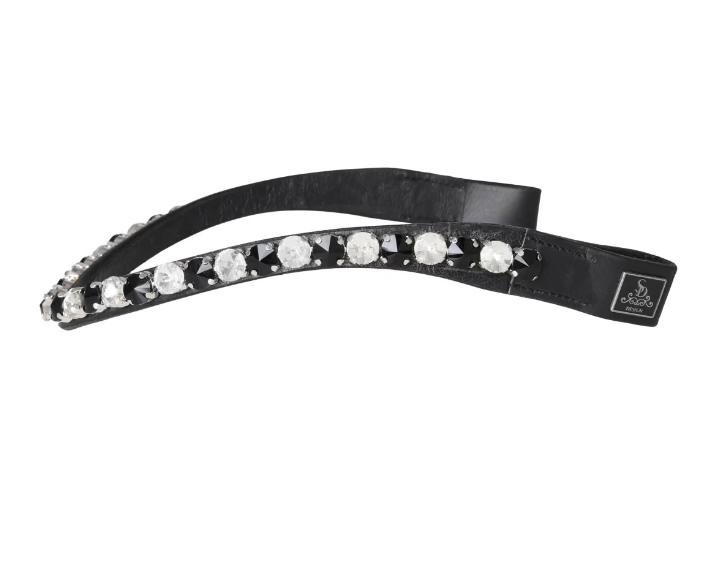 Otsapanta PONY L'Unique musta SD Design - Hevosen otsapannat - 030844 - 1