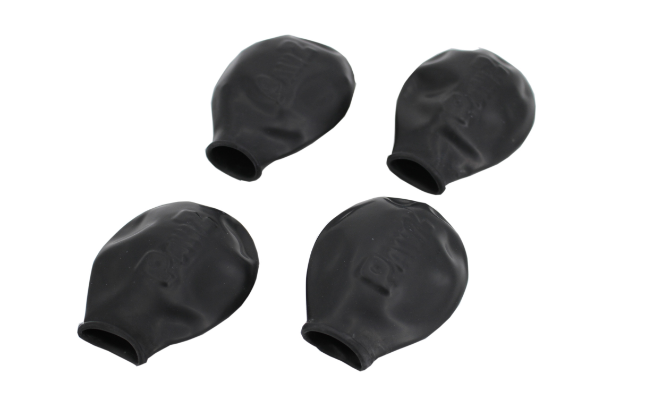 Pawz kumitossut 12kpl Mustat - Koiran tossut, sukat ja korvasuojat - 027514 - 1