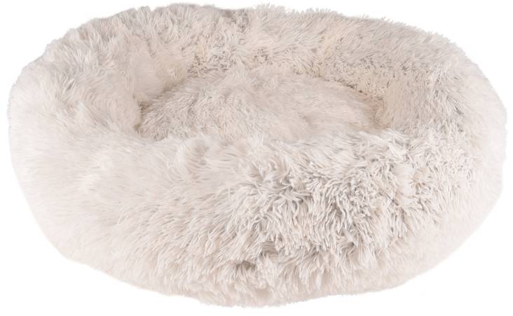 Pehmopeti Krems pyöreä valkoinen Flamingo - Koiran reunalliset pedit - 038214 - 1