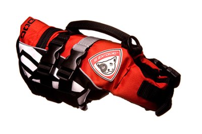 Pelastusliivi XXXS - XL punainen Ezydog - Koiran pelastusliivit ja kelluntapuvut - 009314 - 1