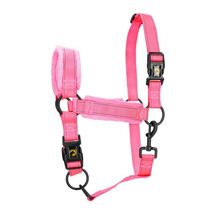 Pikalukkoriimu Excellent Superior pinkki HAC - Hevosen nylonriimut - 028964 - 1