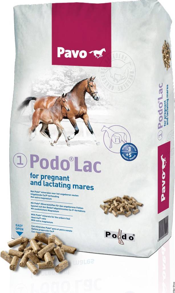 Podo Lac (1) 20kg pelletti Pavo - Täydennysrehut - 018044 - 1