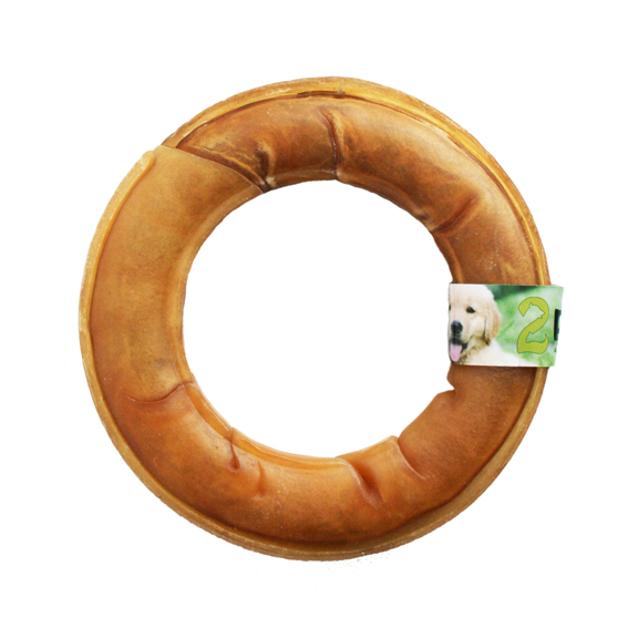 Puruluurengas 15cm ruskea nahka 2Pets - Koirien puruluut - 011294 - 1