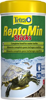 ReptoMin Sticks 250ml Tetra - Kilpikonnien ruokinta ja lisäravinteet - 017904 - 1