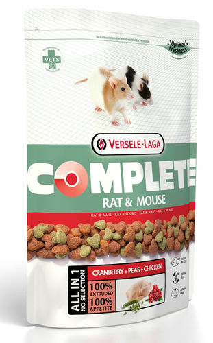 Rotta ja Hiiri Complete 500g Versele-Laga - Hamsterin ja hiirien ruoka - 013664 - 1