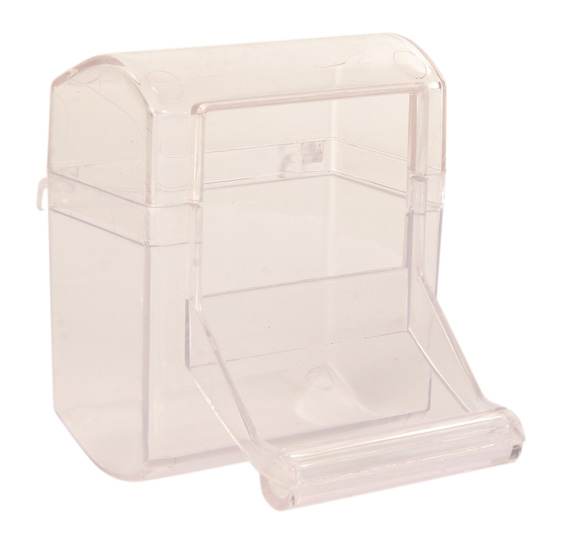 Ruokakuppi 70ml 7cm orrella muovi Trixie - Lintujen ruokinta- ja juoma-astiat - 023834 - 1