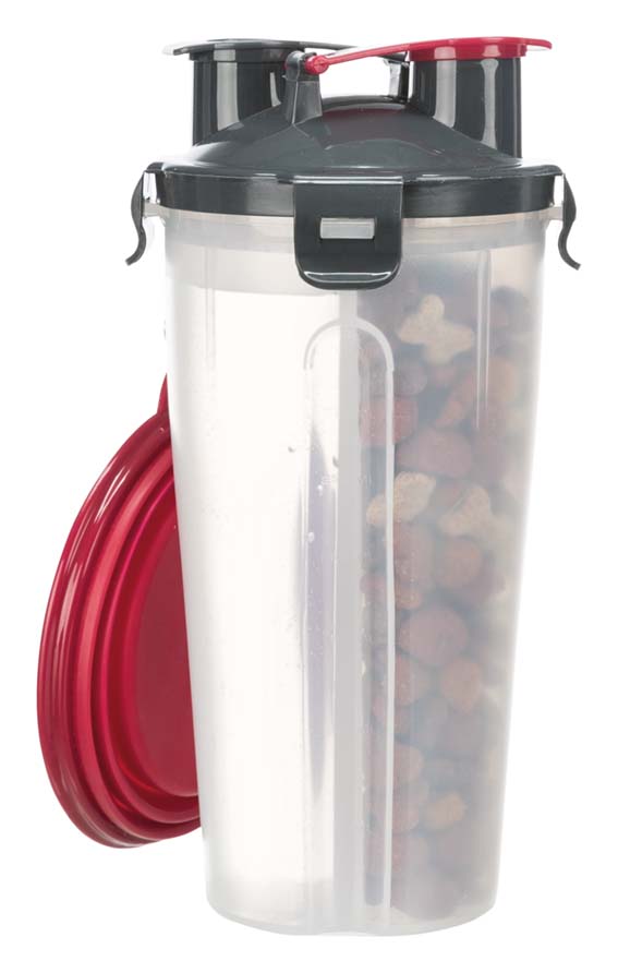 Säilytysastia 2-lokeroa 2x350ml Trixie - Koiranruoan säilytys ja annostelu - 022464 - 1