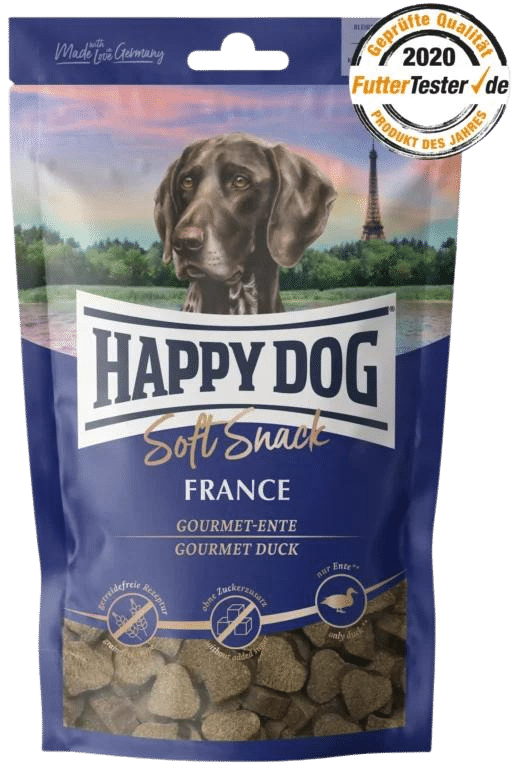 Soft Snack France 100g ankka Happy Dog - Koiran herkut ja makupalat - 018494 - 2