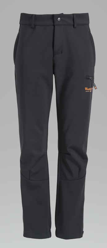 Softshellhousut Bytow naisille mustat Wahlsten - Ravitreenivaatteet - 021704 - 1