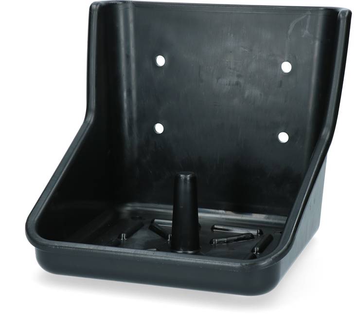 Suolakiviteline muovia 22x24cm musta V-Plast - Kotieläinten ruokinta-astiat ja ämpärit - 025284 - 1