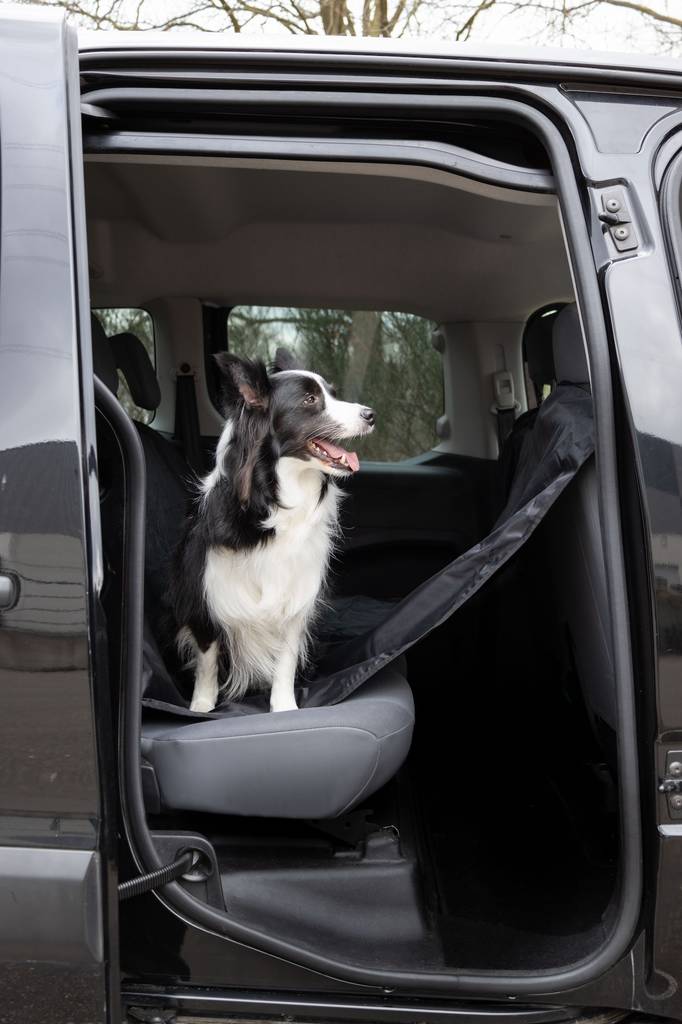 Takapenkinsuoja Jort 158x128 musta Flamingo - Koiran autoilutarvikkeet - 036394 - 1