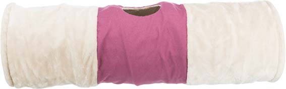 Tunneli XXL creme/fuksia 35x115cm plyyshiä Trixie - Koiran ruokinta-alustat - 018894 - 1