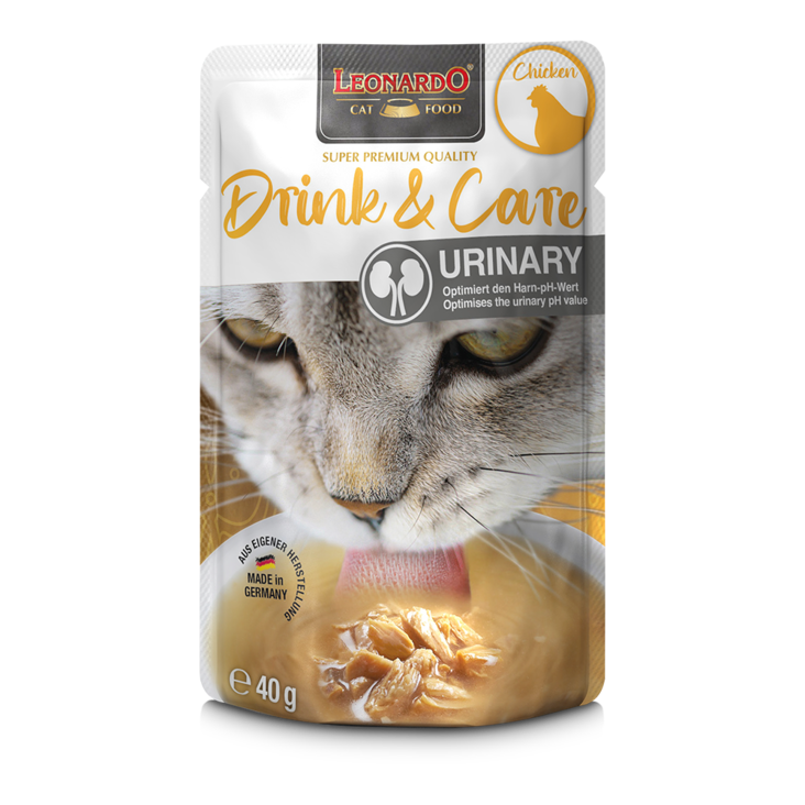 Urinary 40g Drink & Care Leonardo - Kissan erikoisruokavalio säilykkeet - 038764 - 1
