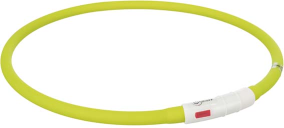 Valopanta USB XS-XL 70x1cm lime Trixie - Koiran heijastimet ja turvavalot - 027344 - 1
