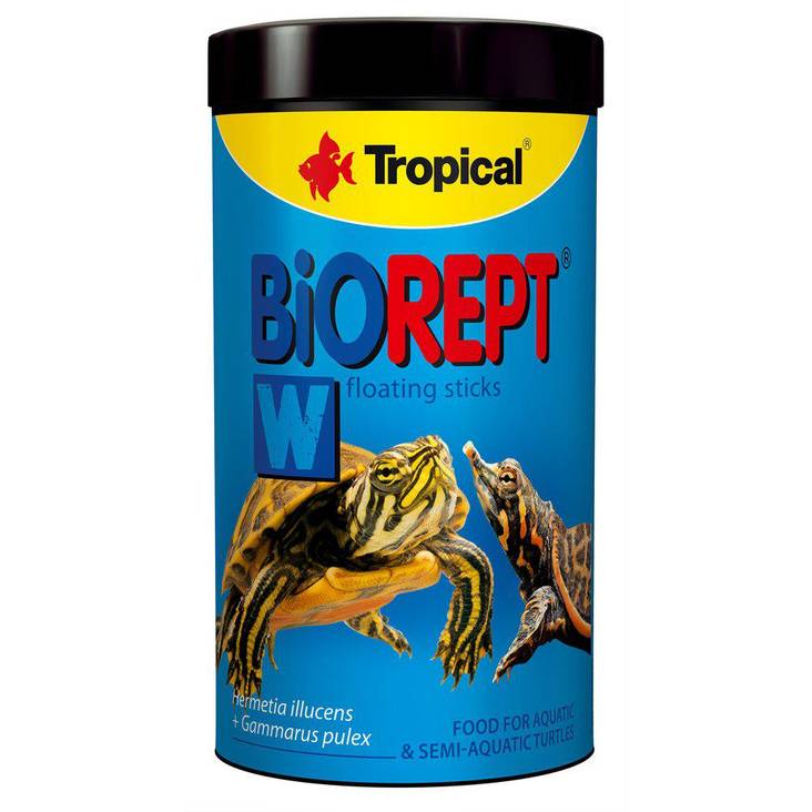 Vesikilpikonnaruoka Biorept W 150g Tropical - Kilpikonnien ruokinta ja lisäravinteet - 037694 - 1