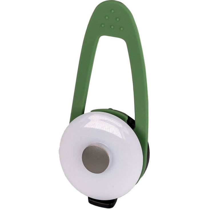 Vilkkuvalo Wheel Blinker silikonilenkillä vihreä 9x4cm Ozami - Koiran heijastimet ja turvavalot - 028094 - 1