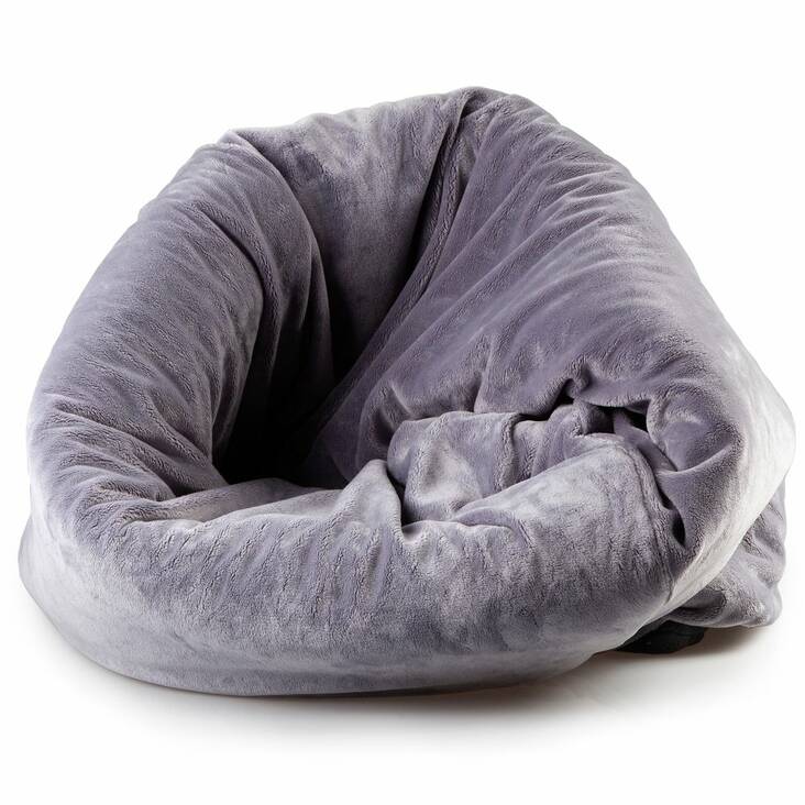 Peti Snug L 75x82cm tummanharmaa-vaaleanharmaa 3coty - Kissan pesä-, iglu- ja riippupedit - 039444 - 1