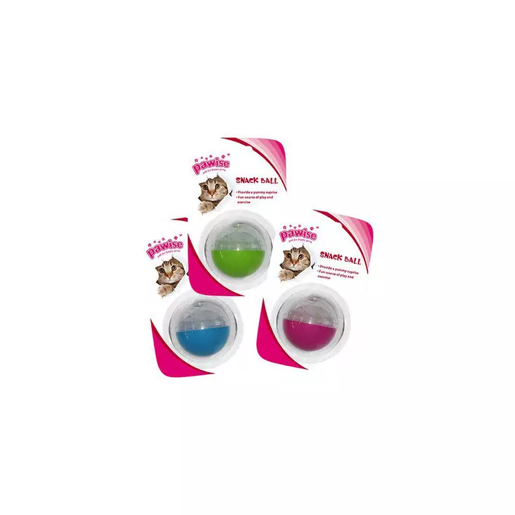 Snack Ball aktivointipallo 5cm Pawise - Kissan aktivointilelut - 040784 - 1