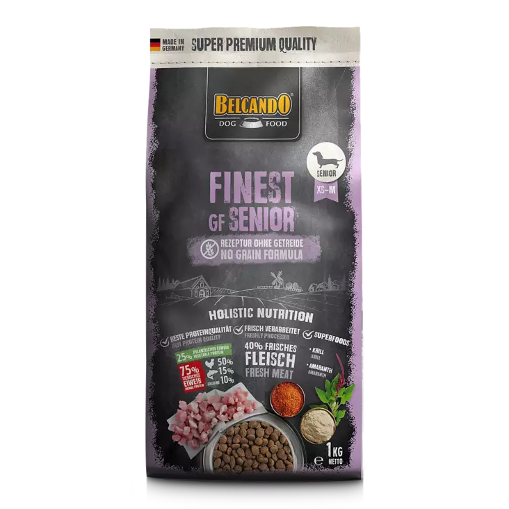 Finest Senior Grain Free Belcando - Koiran kuivaruoat ikääntyville koirille - 041924 - 1