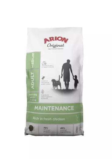 Maintenance adult medium rich in fresh chicken Arion - Koiran kuivaruoat aikuisille koirille - 048484 - 1