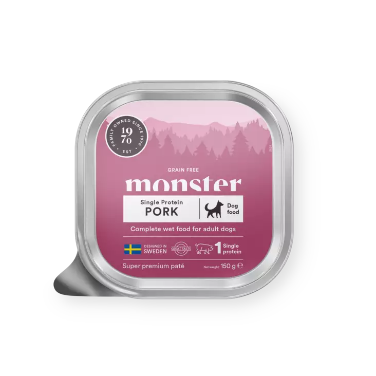 Possu pate 159g monster Dog - Koiran säilykkeet erityisruokavaliot - 052654 - 1