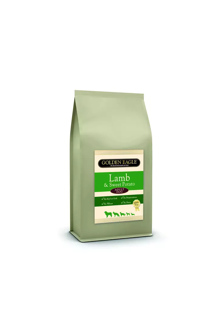Dog Lamb & Sweet Potato 26/13 Naturally Golden Eagle - Koiran kuivaruoat aikuisille koirille - 052854 - 1