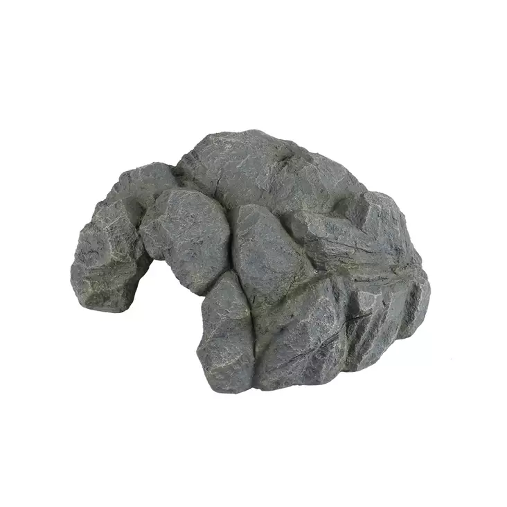 Koristekivikko S 19x19x8,5cm harmaa Terra Della - Terraarion tarvikkeet ja kuivikkeet - 054214 - 1