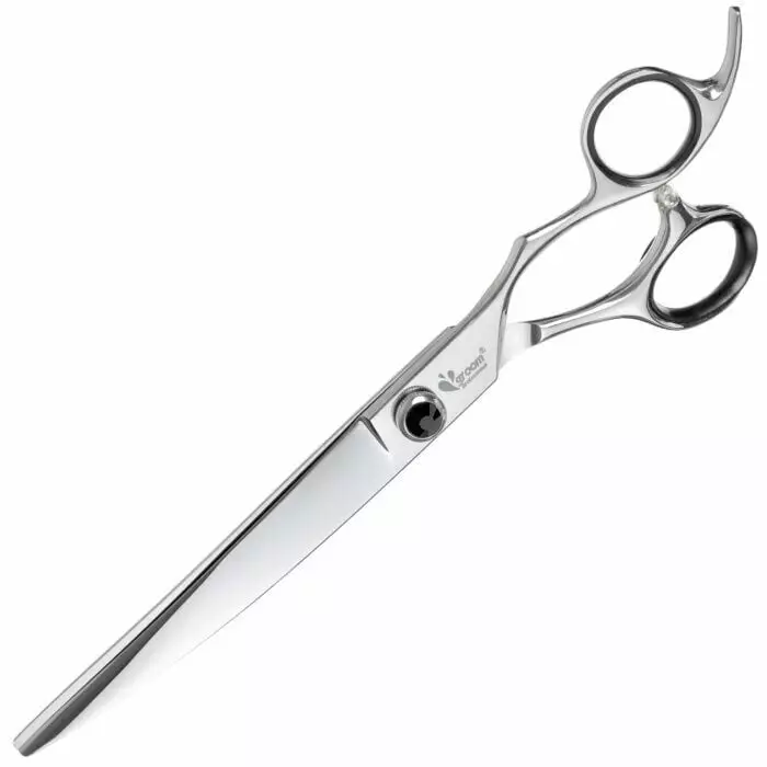 Trimmaussakset Artesan kaarevat 19cm Groom - Koiran trimmaussakset - 055654 - 1