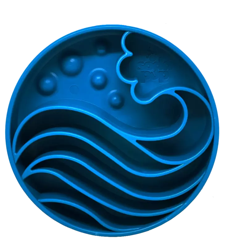 Aktivointikuppi Wave Design eBowl 20x5cm sininen SodaPup - Koiran aktivointilelut - 050604 - 1