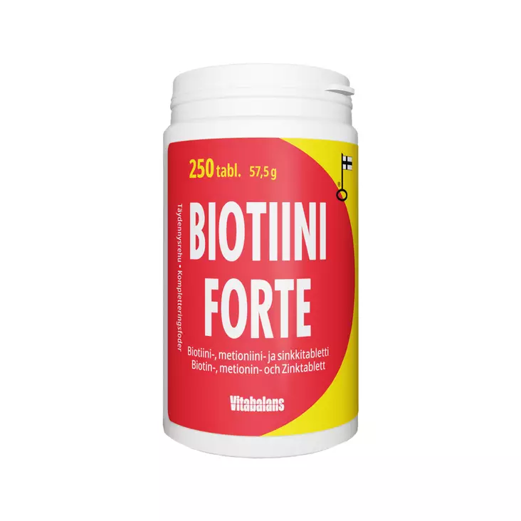 Biotiini Forte tabletti Vitabalans - Koiran lisäravinteet - 044494 - 1
